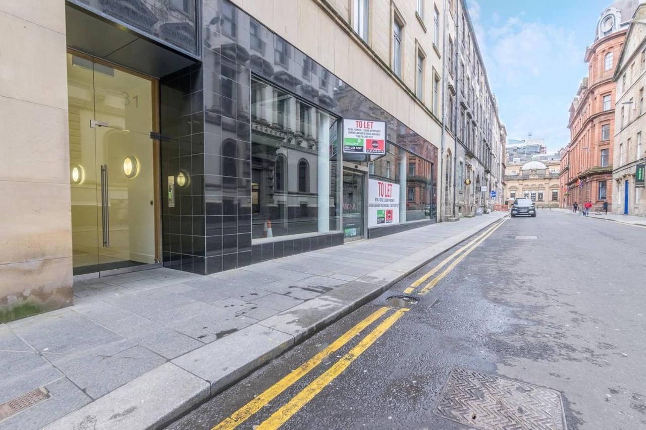 1 Bedroom Flat In The Heart Of Merchant City Glasgow Exteriör bild