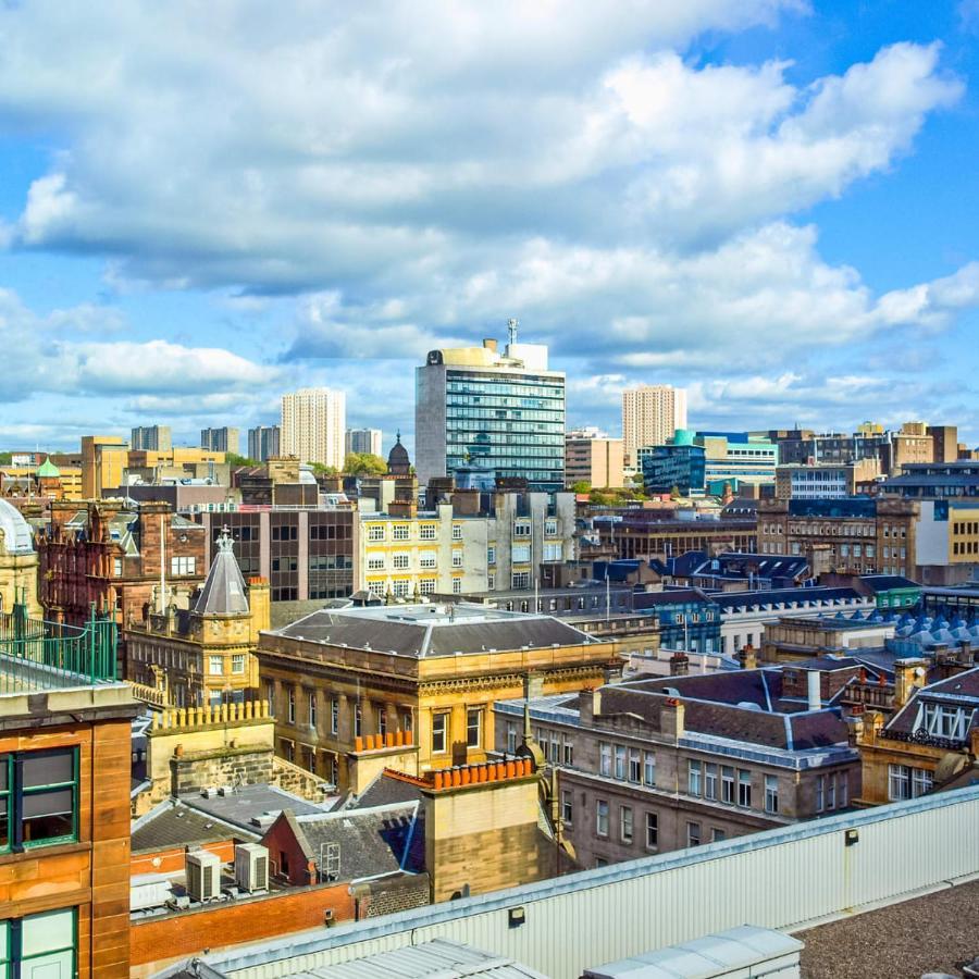 1 Bedroom Flat In The Heart Of Merchant City Glasgow Exteriör bild