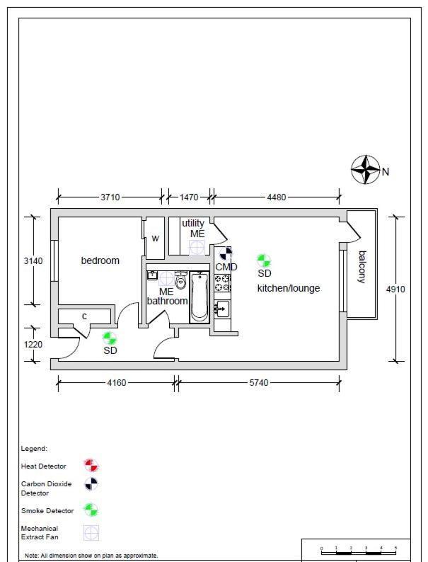 1 Bedroom Flat In The Heart Of Merchant City Glasgow Exteriör bild