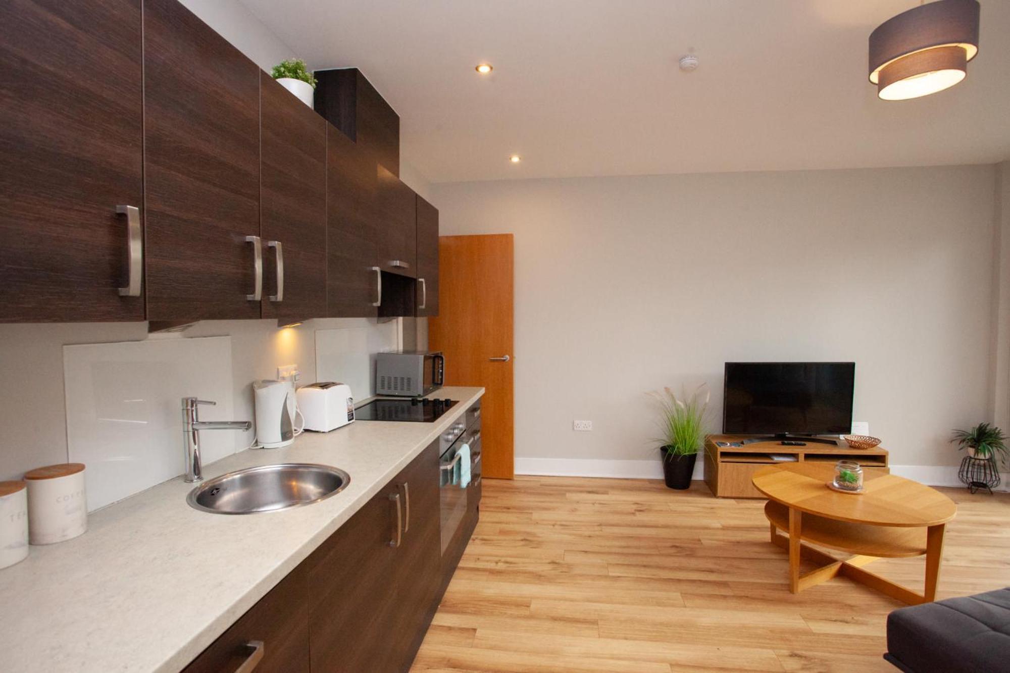 1 Bedroom Flat In The Heart Of Merchant City Glasgow Exteriör bild