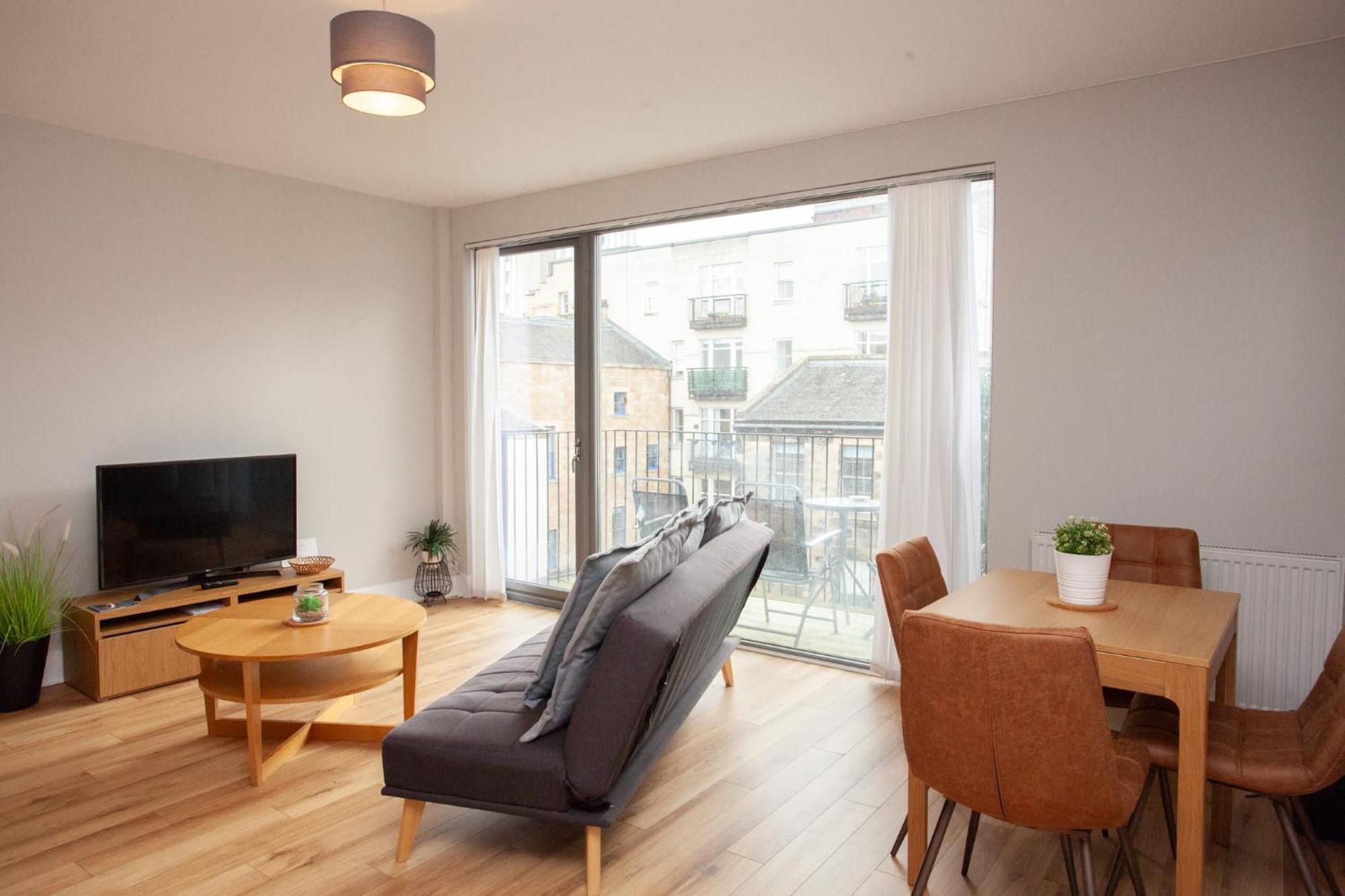 1 Bedroom Flat In The Heart Of Merchant City Glasgow Exteriör bild